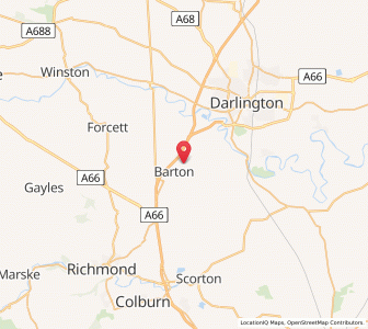 Map of Newton Morrell, EnglandEngland