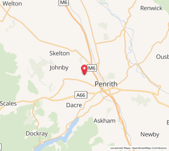Map of Newton Reigny, EnglandEngland