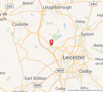 Map of Newtown Limford, EnglandEngland