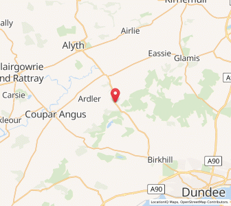 Map of Newtyle, ScotlandScotland