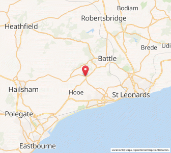 Map of Ninfield, EnglandEngland
