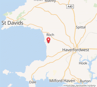 Map of Nolton, WalesWales