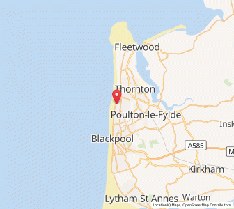 Map of Norbreck, EnglandEngland