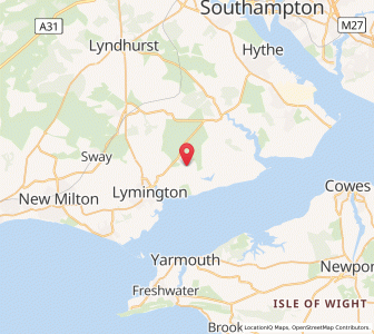 Map of Norleywood, EnglandEngland