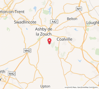 Map of Normanton le Heath, EnglandEngland