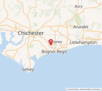 Map of North Bersted, EnglandEngland