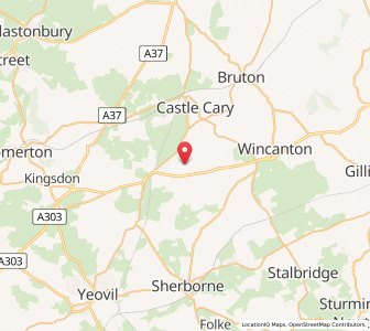 Map of North Cadbury, EnglandEngland