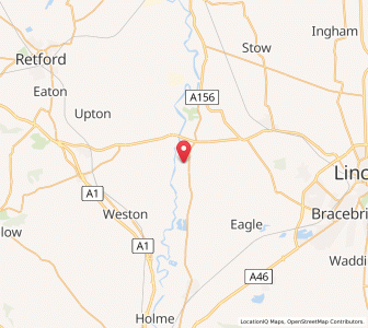 Map of North Clifton, EnglandEngland