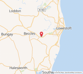 Map of North Cove, EnglandEngland