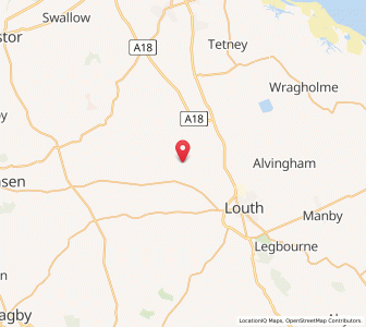 Map of North Elkington, EnglandEngland