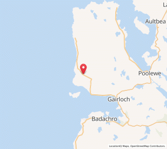 Map of North Erradale, ScotlandScotland