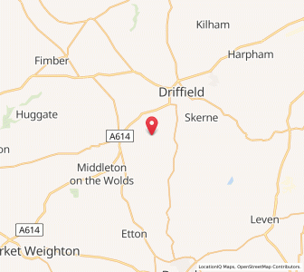 Map of North Frodingham, EnglandEngland