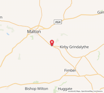 Map of North Grimston, EnglandEngland