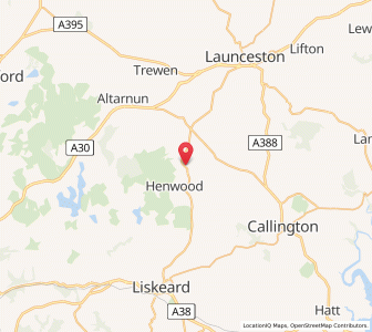 Map of North Hill, EnglandEngland