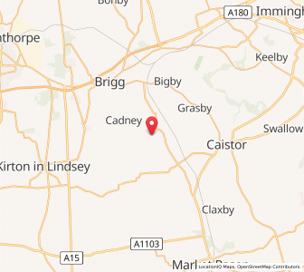 Map of North Kelsey, EnglandEngland