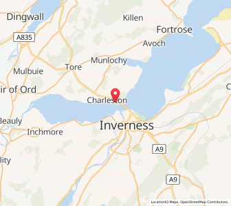 Map of North Kessock, ScotlandScotland