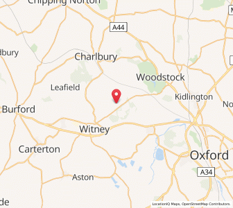 Map of North Leigh, EnglandEngland