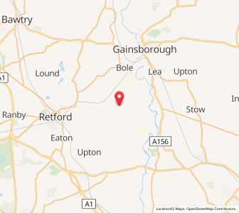 Map of North Leverton, EnglandEngland