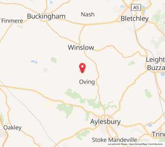 Map of North Marston, EnglandEngland