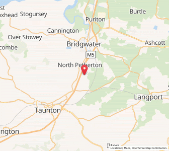 Map of North Newton, EnglandEngland