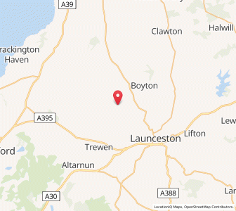 Map of North Petherwin, EnglandEngland