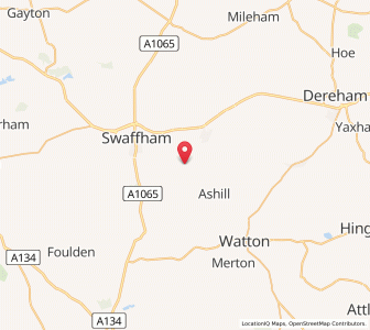 Map of North Pickenham, EnglandEngland