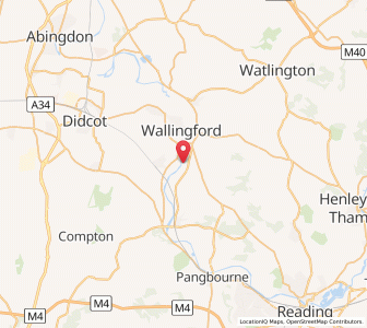 Map of North Stoke, EnglandEngland