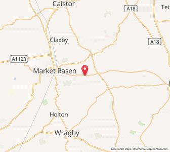 Map of North Willingham, EnglandEngland