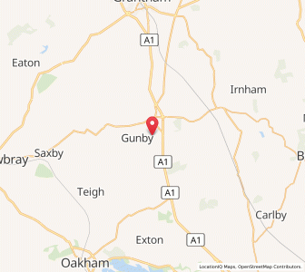 Map of North Witham, EnglandEngland