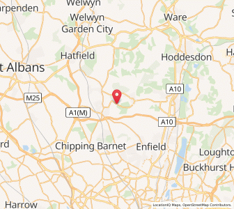 Map of Northaw, EnglandEngland