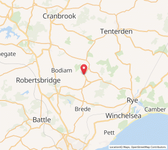 Map of Northiam, EnglandEngland