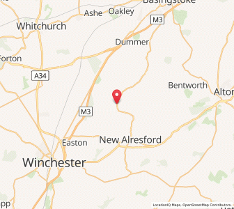 Map of Northington, EnglandEngland