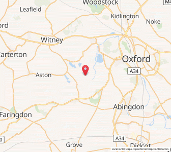 Map of Northmoor, EnglandEngland