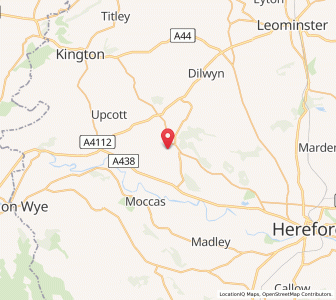 Map of Norton Canon, EnglandEngland