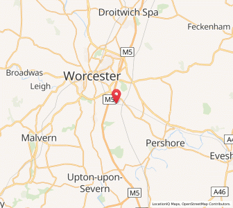 Map of Norton, EnglandEngland