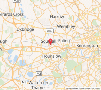 Map of Norwood, EnglandEngland