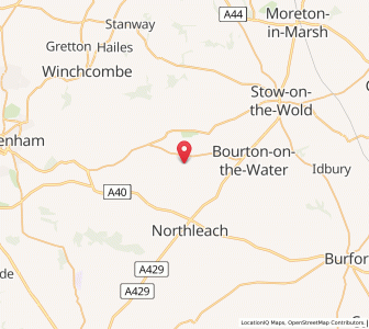 Map of Notgrove, EnglandEngland