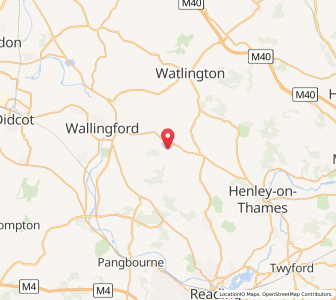 Map of Nuffield, EnglandEngland
