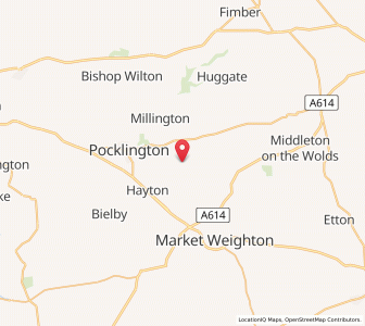 Map of Nunburnholme, EnglandEngland