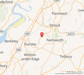 Map of Nympsfield, EnglandEngland