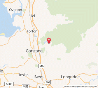 Map of Oakenclough, EnglandEngland