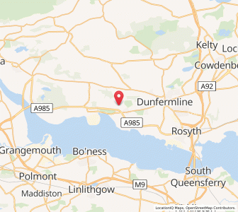 Map of Oakley, ScotlandScotland