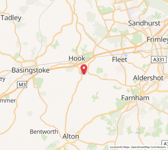 Map of Odiham, EnglandEngland