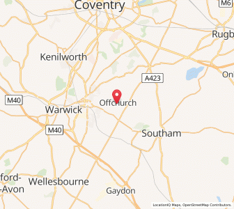 Map of Offchurch, EnglandEngland