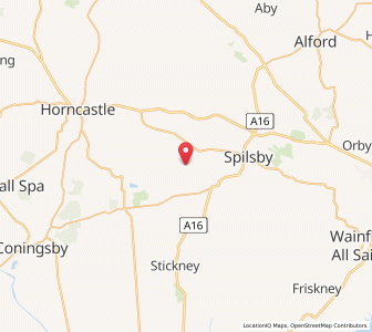 Map of Old Bolingbroke, EnglandEngland