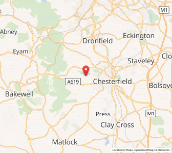 Map of Old Brampton, EnglandEngland