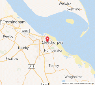 Map of Old Clee, EnglandEngland