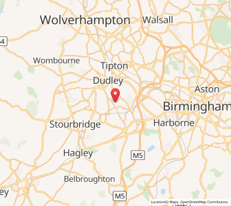 Map of Old Hill, EnglandEngland