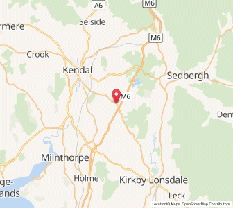 Map of Old Hutton, EnglandEngland