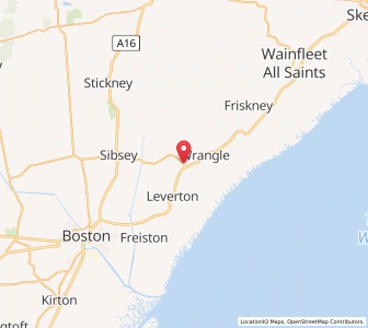 Map of Old Leake, EnglandEngland